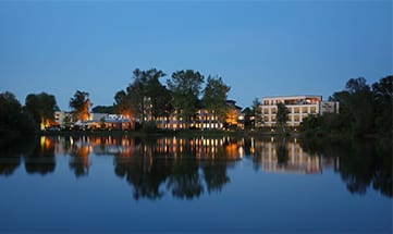 Aussenansicht vom See Park Janssen