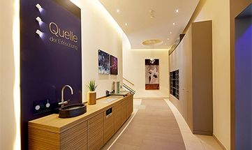 Trinkwasser zur Erfrischung im Spa