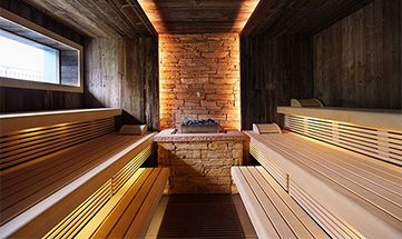 Gartensauna mit Ausblick