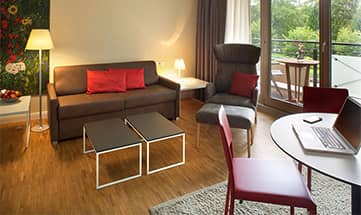 Zimmer Luxusappartement Erika im Sonnenflügel