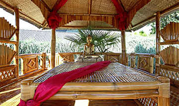 Asiatischer Entspannungsort