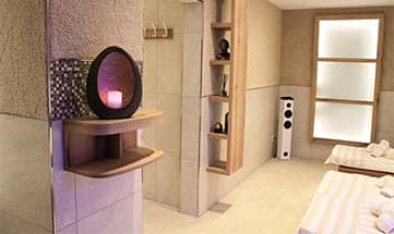 Relaxraum in der Private Spa Suite